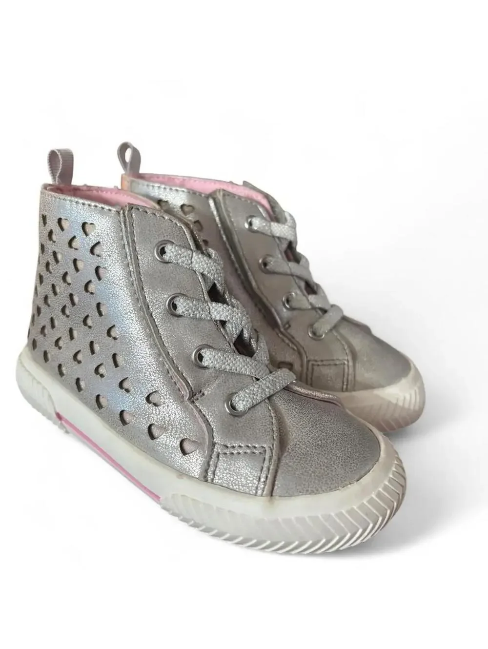 Wonder Nation Women's Silver and Grey Trainer